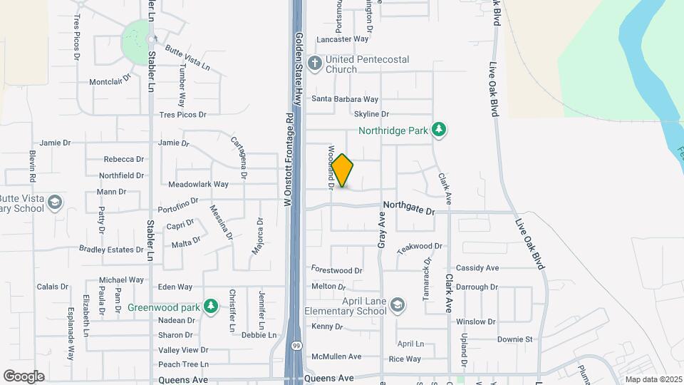 1180 Willow Creek Dr Map and Location Details