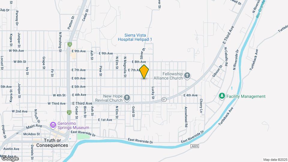 515 N Silver St Map and Location Details