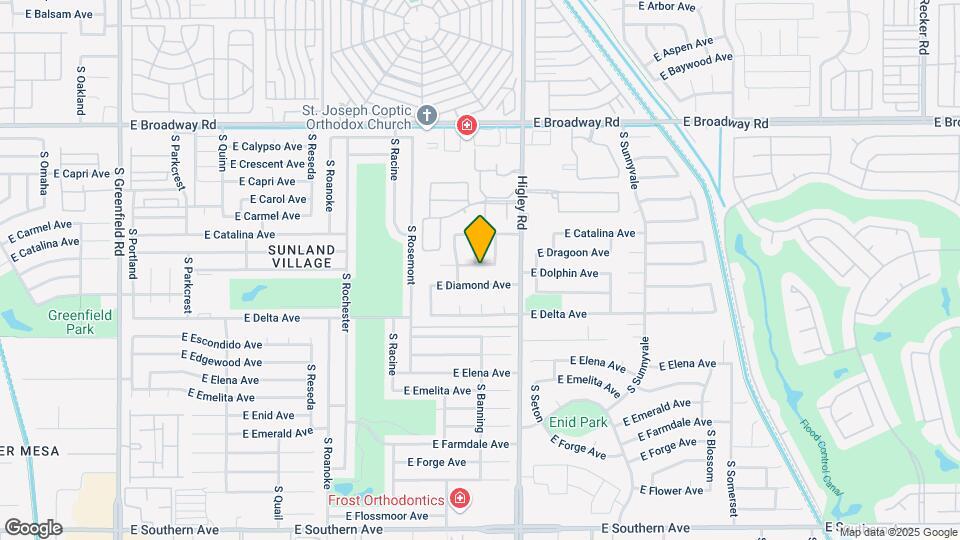 5123 E Dragoon Ave Map and Location Details