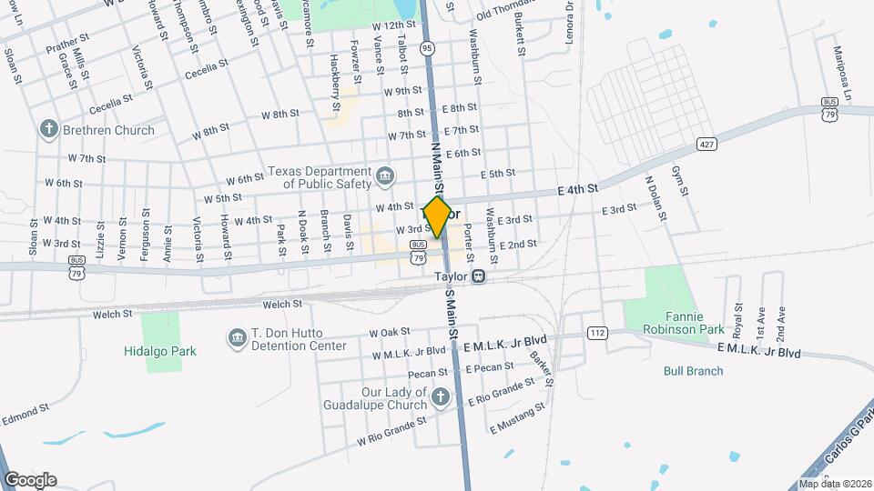 110 W 2nd St Map and Location Details