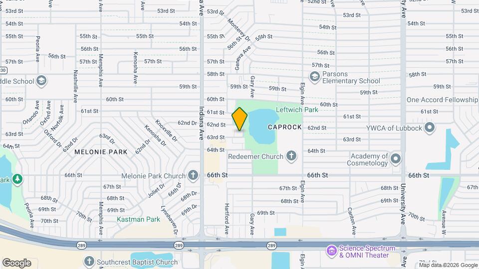 6218 Geneva Ave Map and Location Details