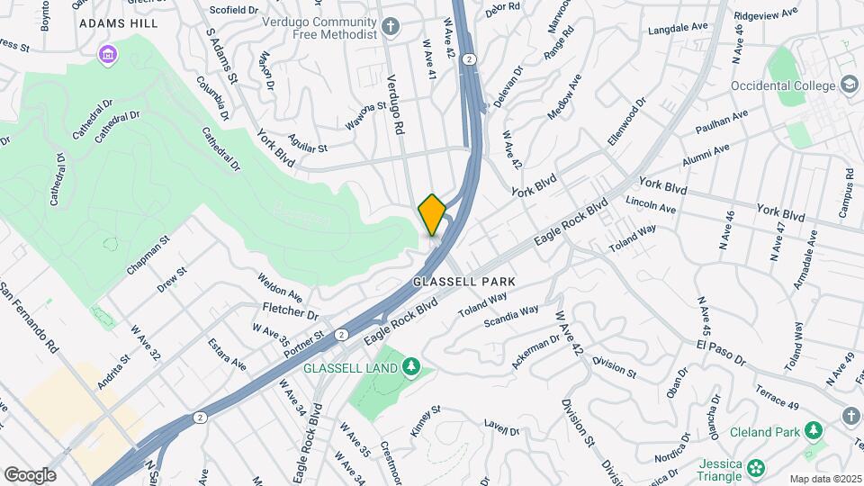 3911 Verdugo Rd Map and Location Details