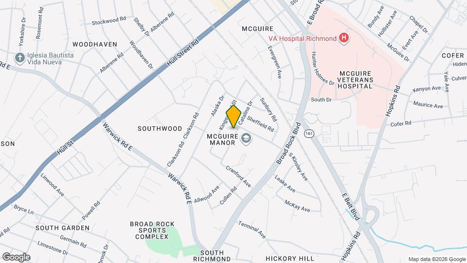 1706 Catalina Dr Map and Location Details