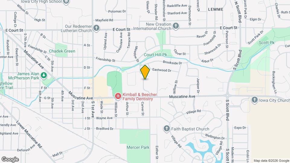 830 Dover St Mapa y Detalles de la Ubicación