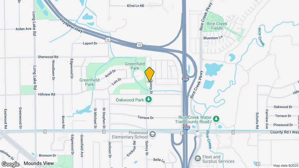 5661 Quincy St Map and Location Details