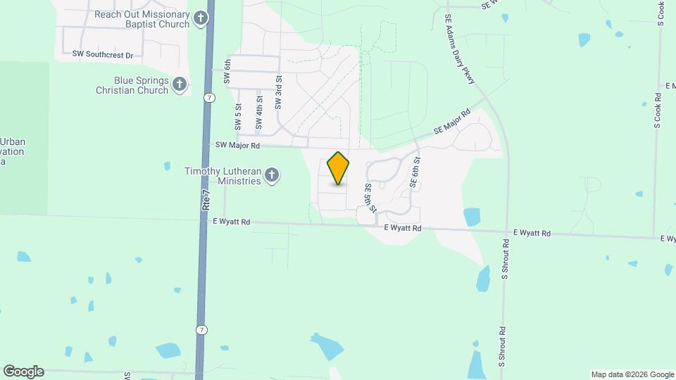 107 SW Rose St Map and Location Details