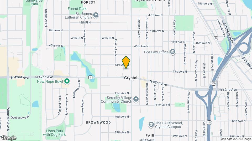 4224 Edgewood Ave N Map and Location Details