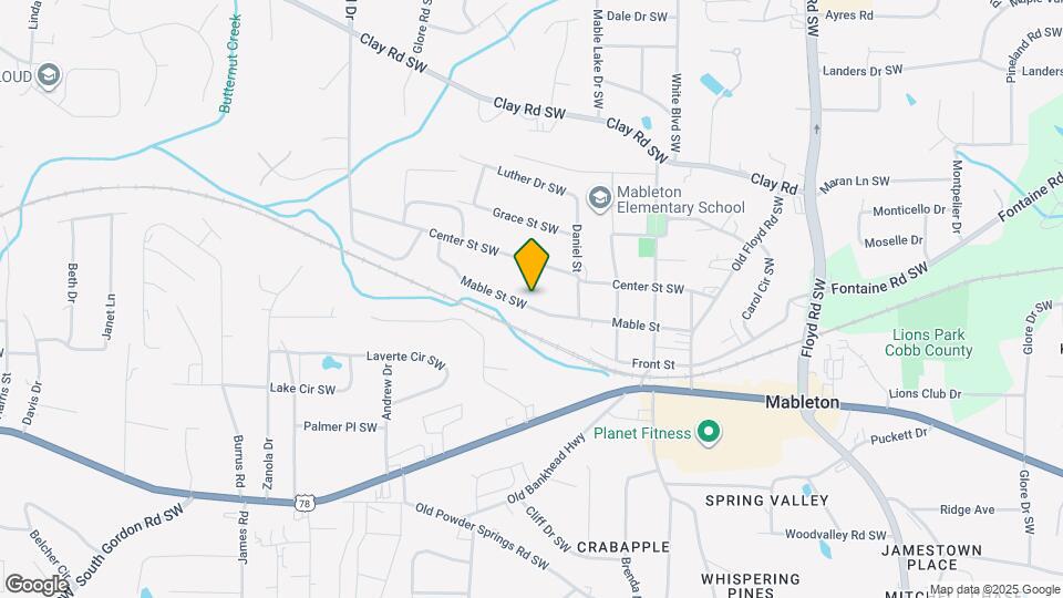 1108 Mable St SW Map and Location Details