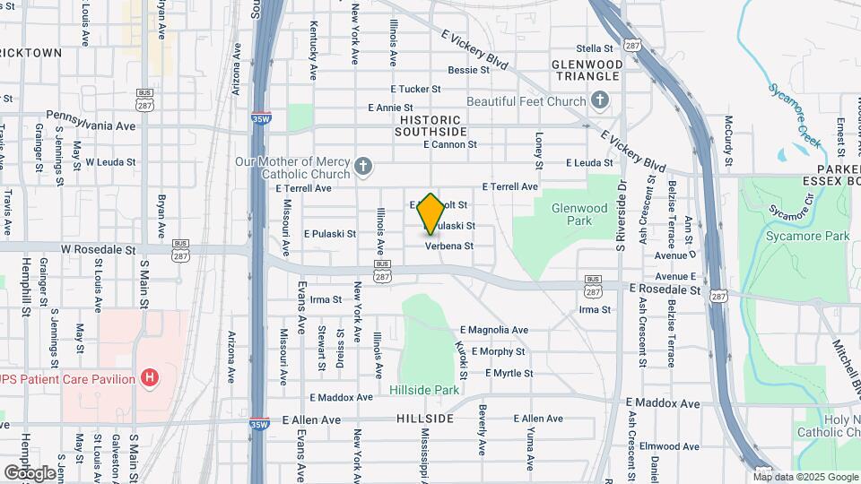 1133 Verbena St Map and Location Details