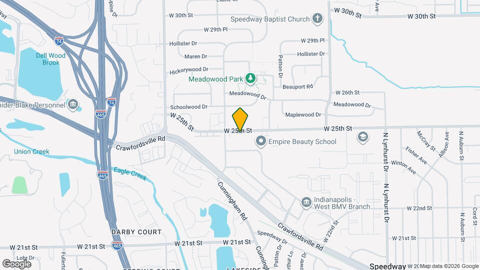 5841 W 25th St, Unit Unit 1 or 4 Map and Location Details