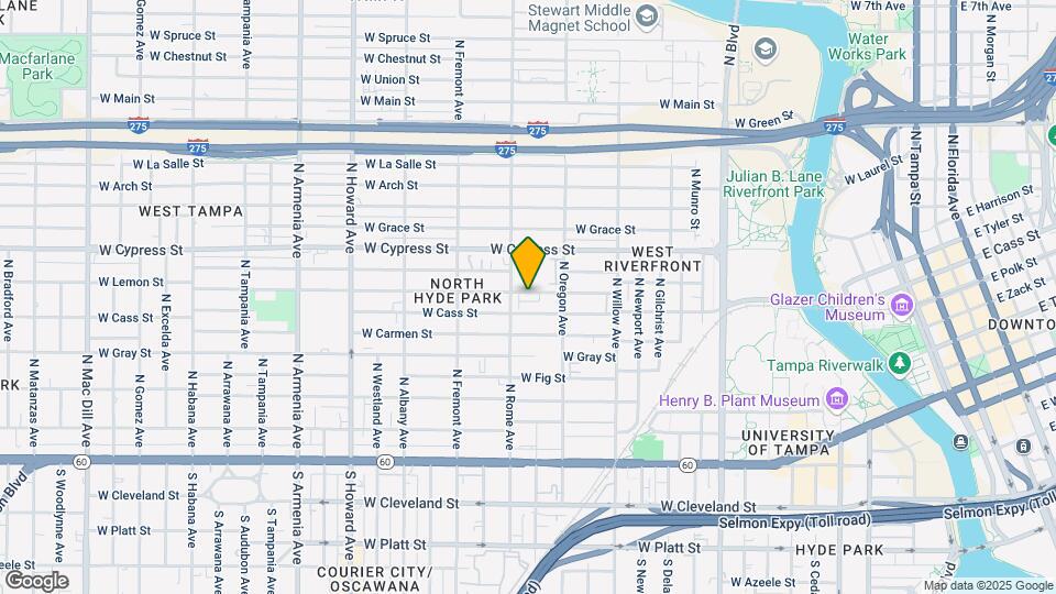 1542 W Lemon St Map and Location Details