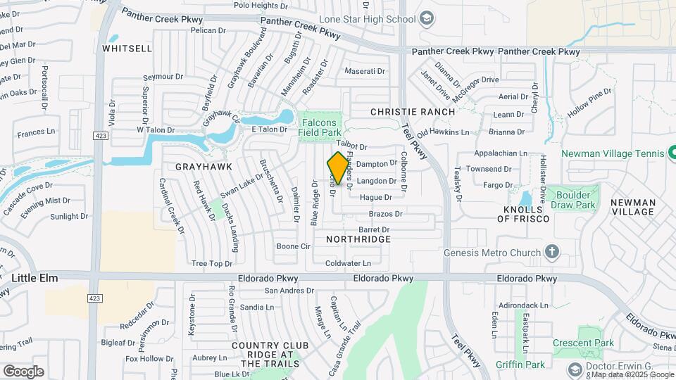 12524 Concho Dr Map and Location Details