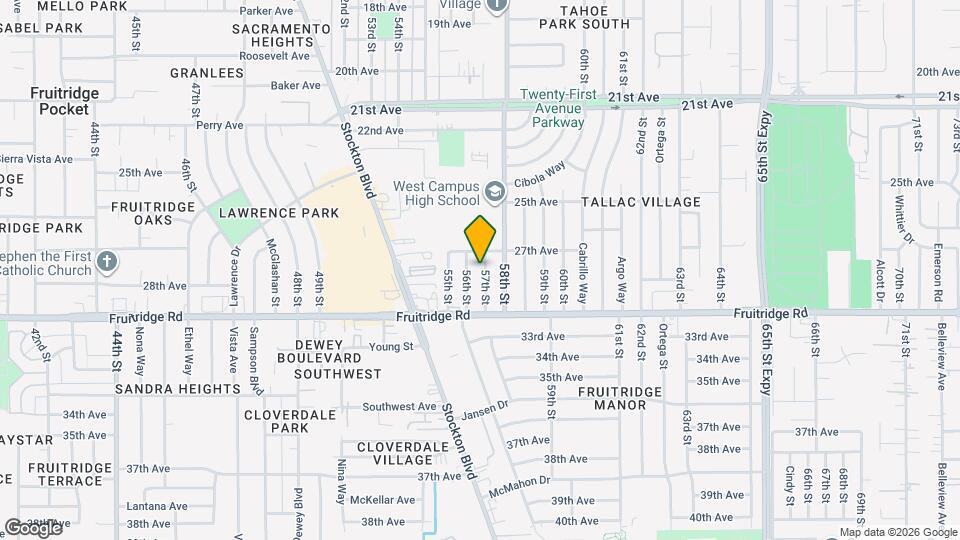 5312 57th St Map and Location Details