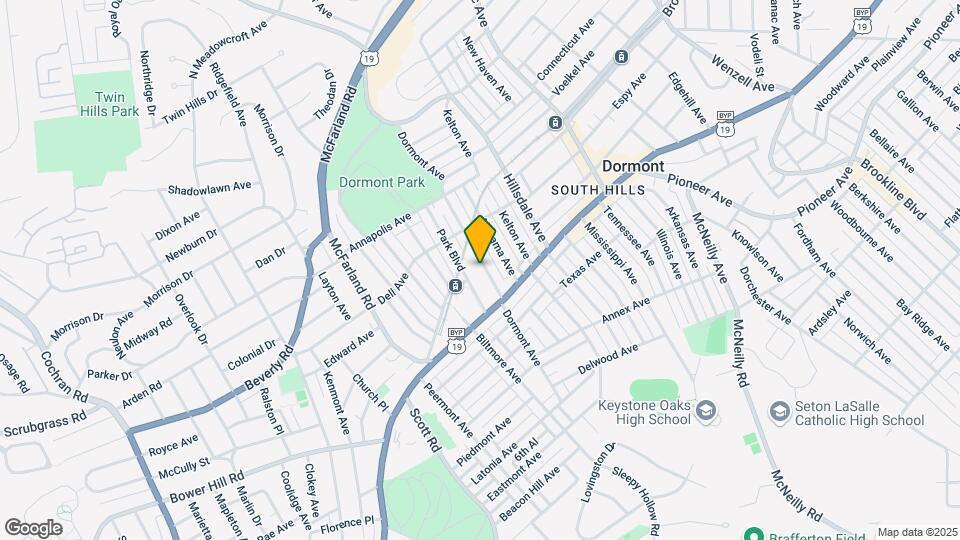 1441 Dormont Ave Mapa y Detalles de la Ubicación