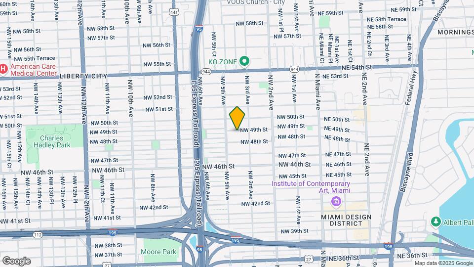 400 NW 49th St Map and Location Details