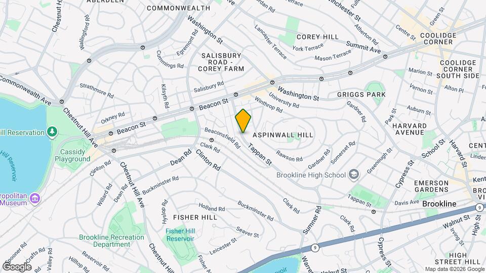 305 Tappan St Map and Location Details