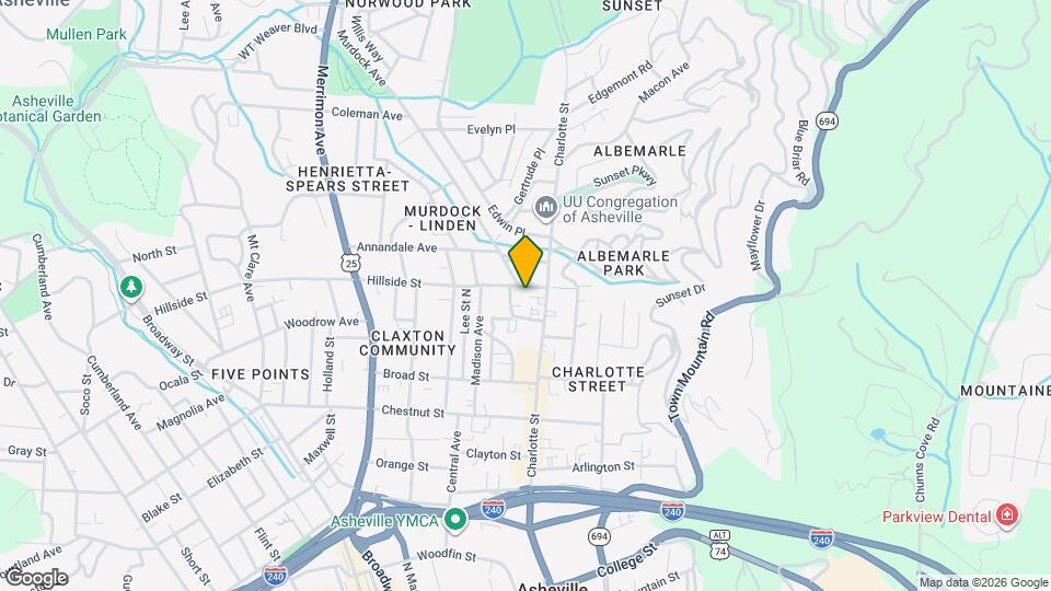 353 Hillside St, Unit 353 Hillside #1 Map and Location Details