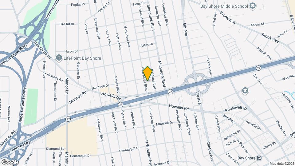 1311 Pine Acres Blvd Map and Location Details