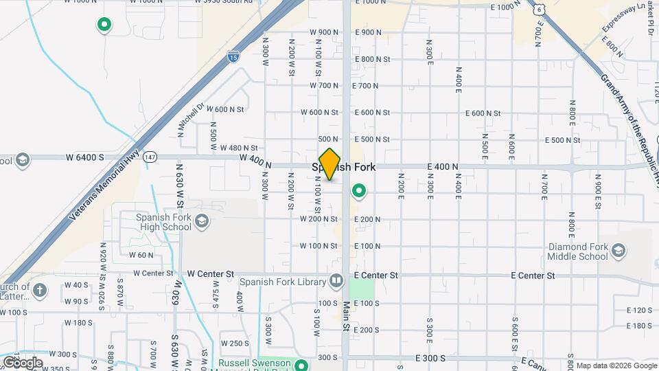 58 W 300 N Map and Location Details
