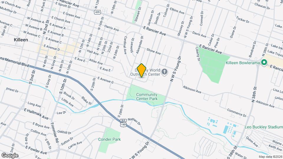 1709 Greenwood Ave Map and Location Details