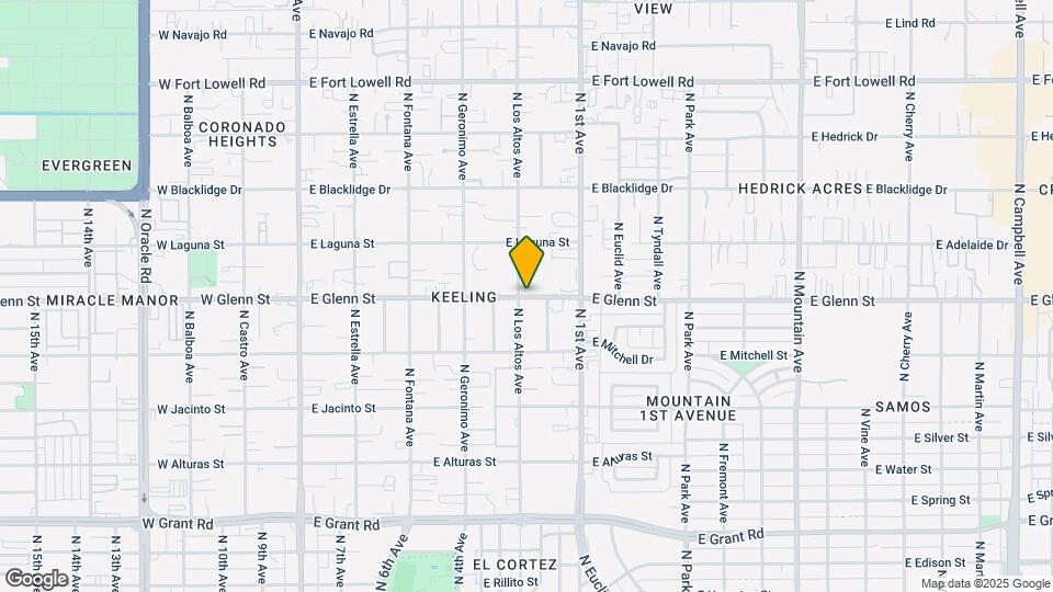 526 E Glenn St Map and Location Details