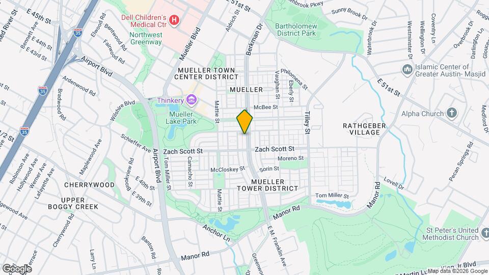 4240 Berkman Dr Map and Location Details