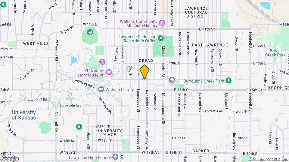 1411 Kentucky St Map and Location Details