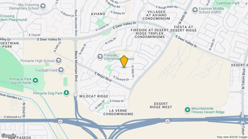 3781 E Ringtail Way Map and Location Details