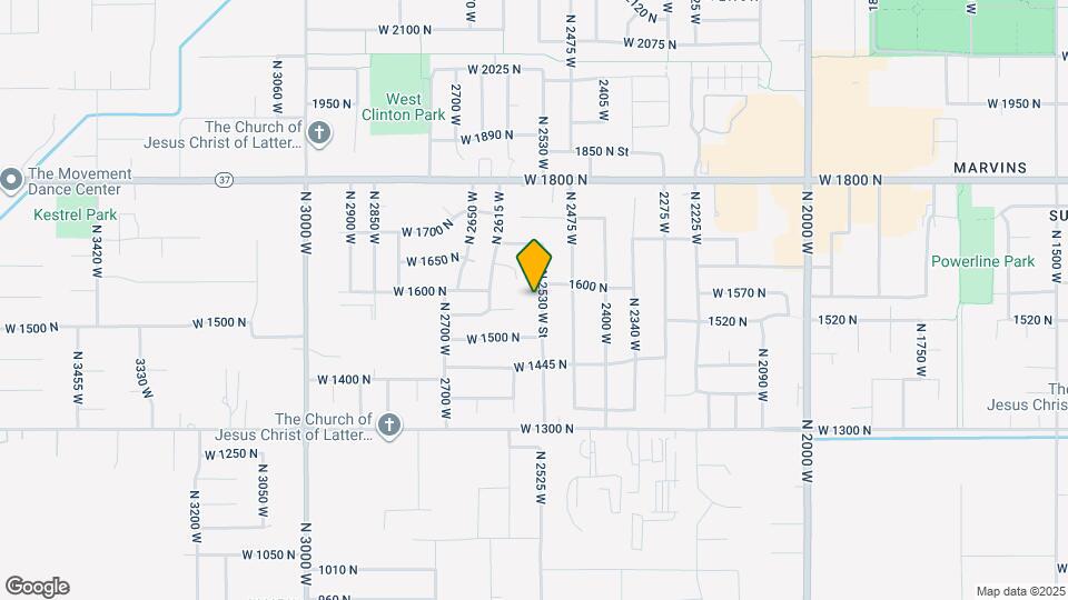 1583 N 2530 W Mapa y Detalles de la Ubicación
