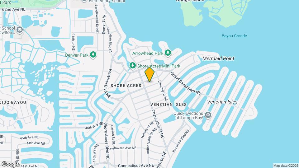 1833 Shore Acres Blvd NE Mapa y Detalles de la Ubicación