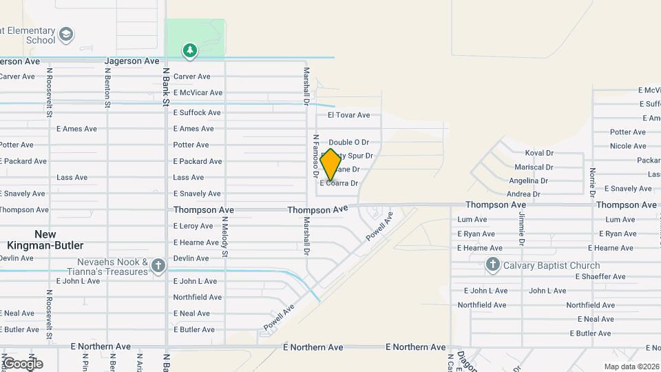 3298 E Coarra Dr Map and Location Details