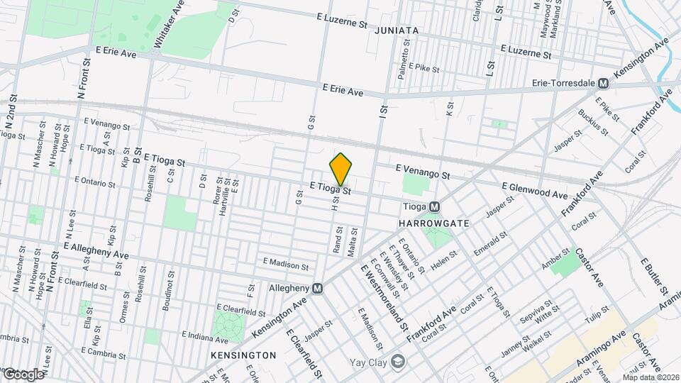 904 E Tioga St Map and Location Details