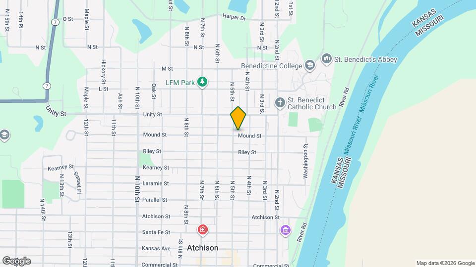 423 Mound St Map and Location Details