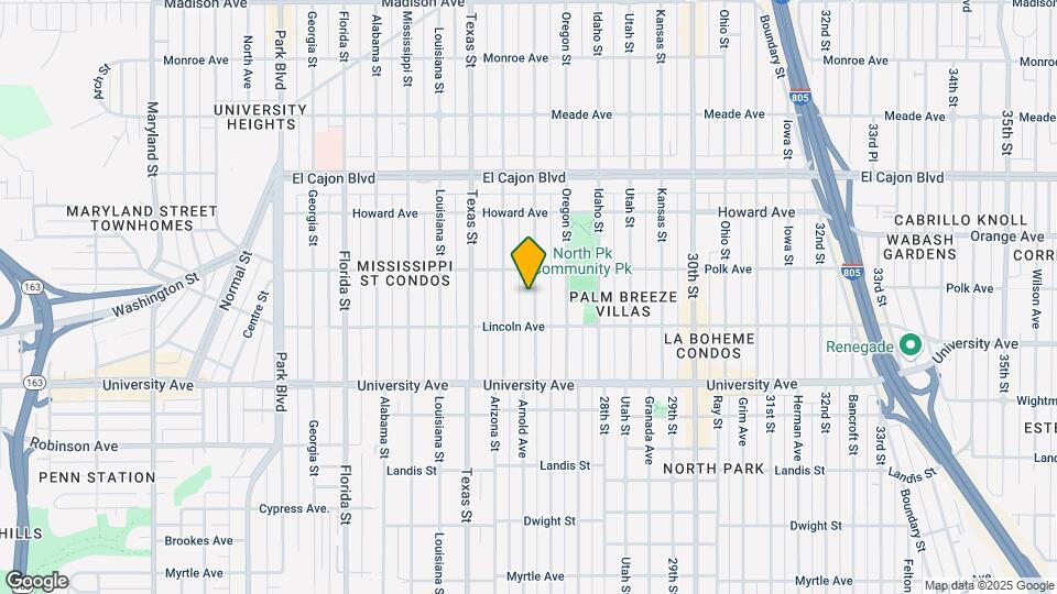 4050 Hamilton St Map and Location Details