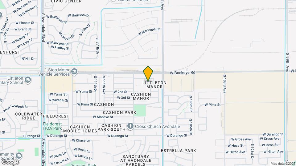 10784 W Flanagan St Mapa y Detalles de la Ubicación
