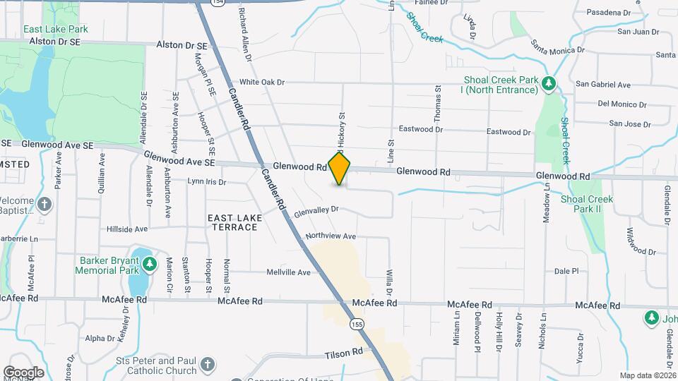 2802 Glenvalley Dr Mapa y Detalles de la Ubicación