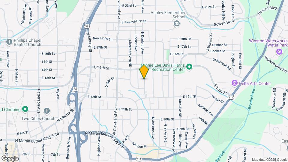 1308 N Dunleith Ave Map and Location Details
