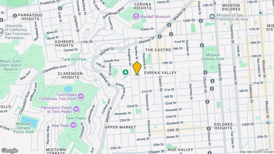 282 Eureka St Map and Location Details