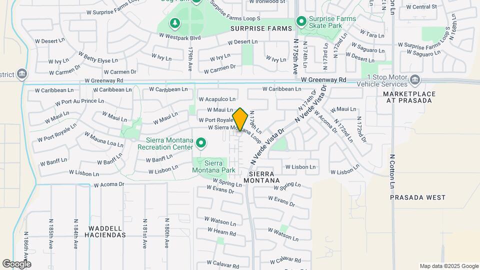 17696 W Langer Ln Map and Location Details