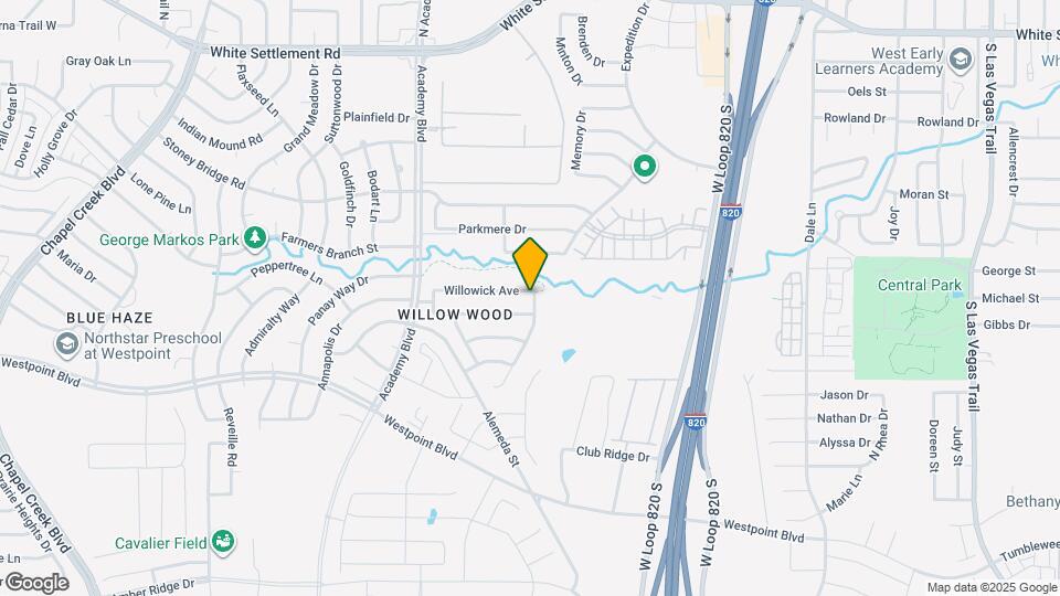 9801 Willowick Ave Mapa y Detalles de la Ubicación