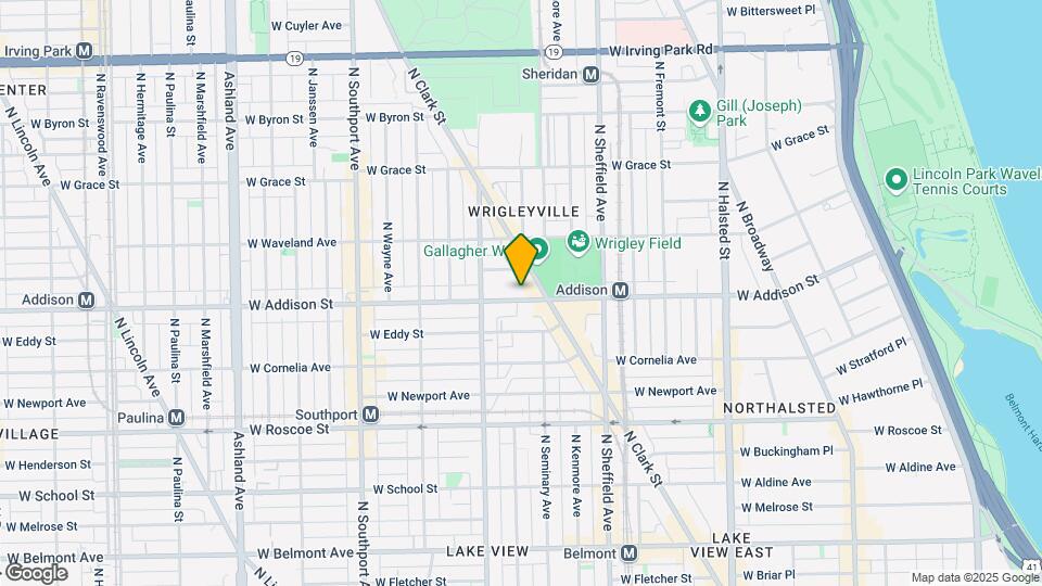 1114 W Addison St, Unit 1122-1 Map and Location Details
