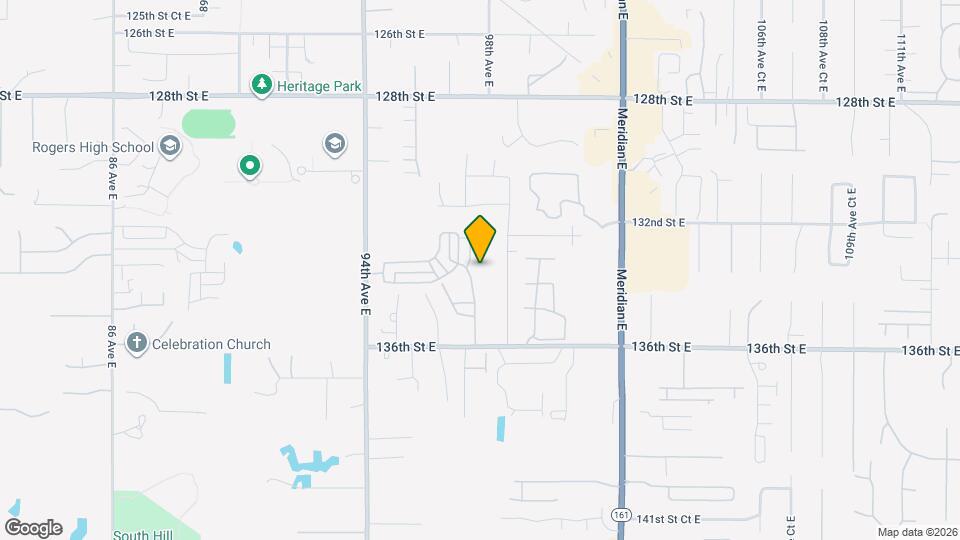 13405 97th Ave E Mapa y Detalles de la Ubicación