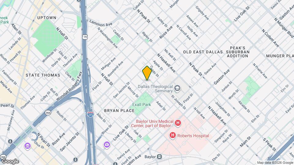 1430 Pecos St Map and Location Details