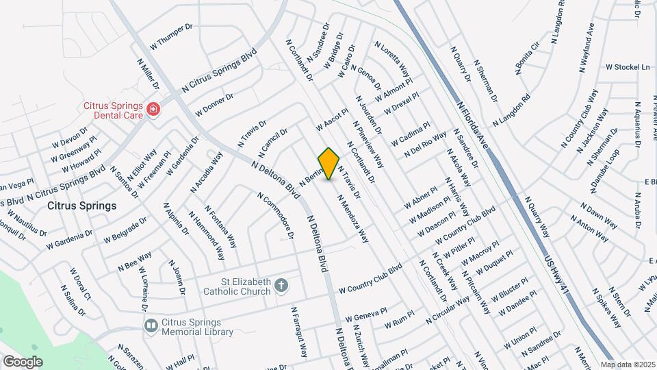 9272 N Mendoza Way-Unit -1 Map and Location Details