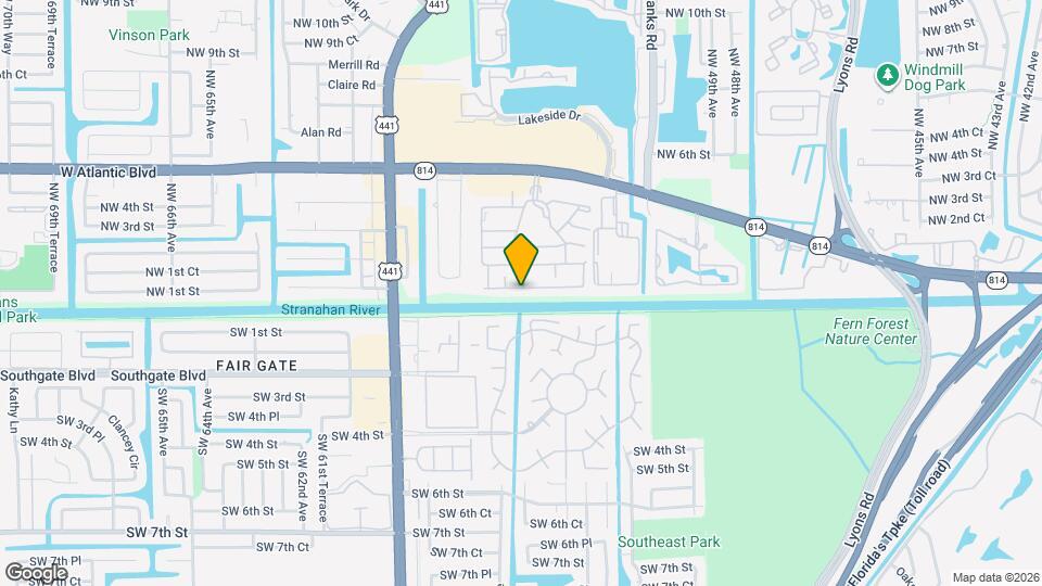 5540 Lakewood Cir S Map and Location Details