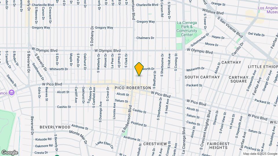 1137 S Wooster St Mapa y Detalles de la Ubicación