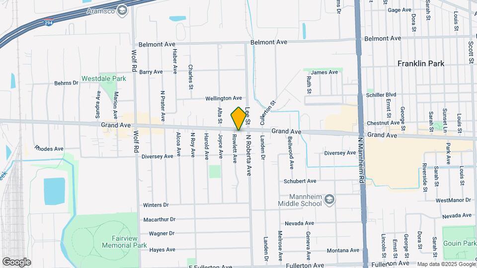 253 E Grand Ave Map and Location Details