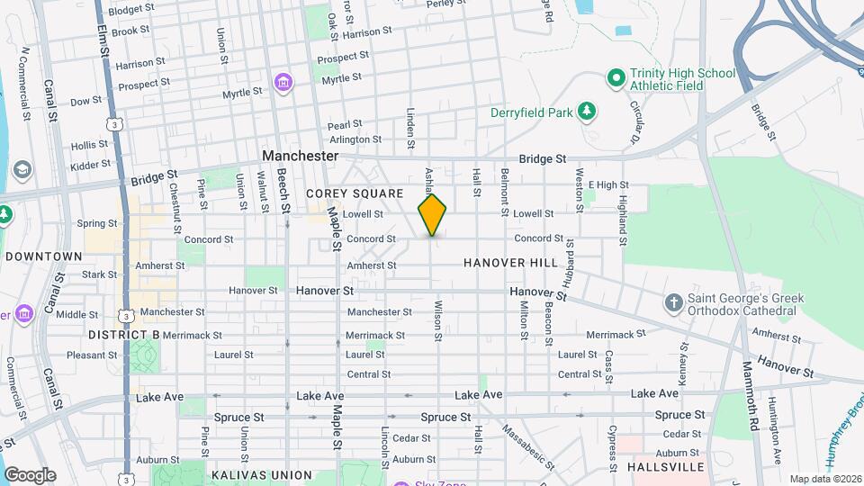 43 Ashland St Map and Location Details