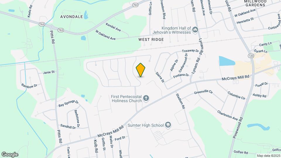 3165 Foxcroft Cir Map and Location Details
