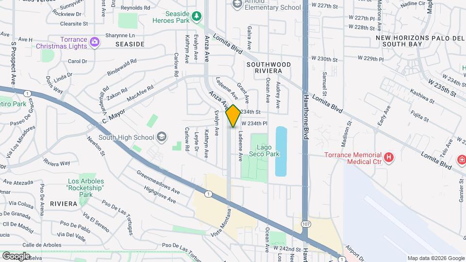 23446 Anza Ave Mapa y Detalles de la Ubicación